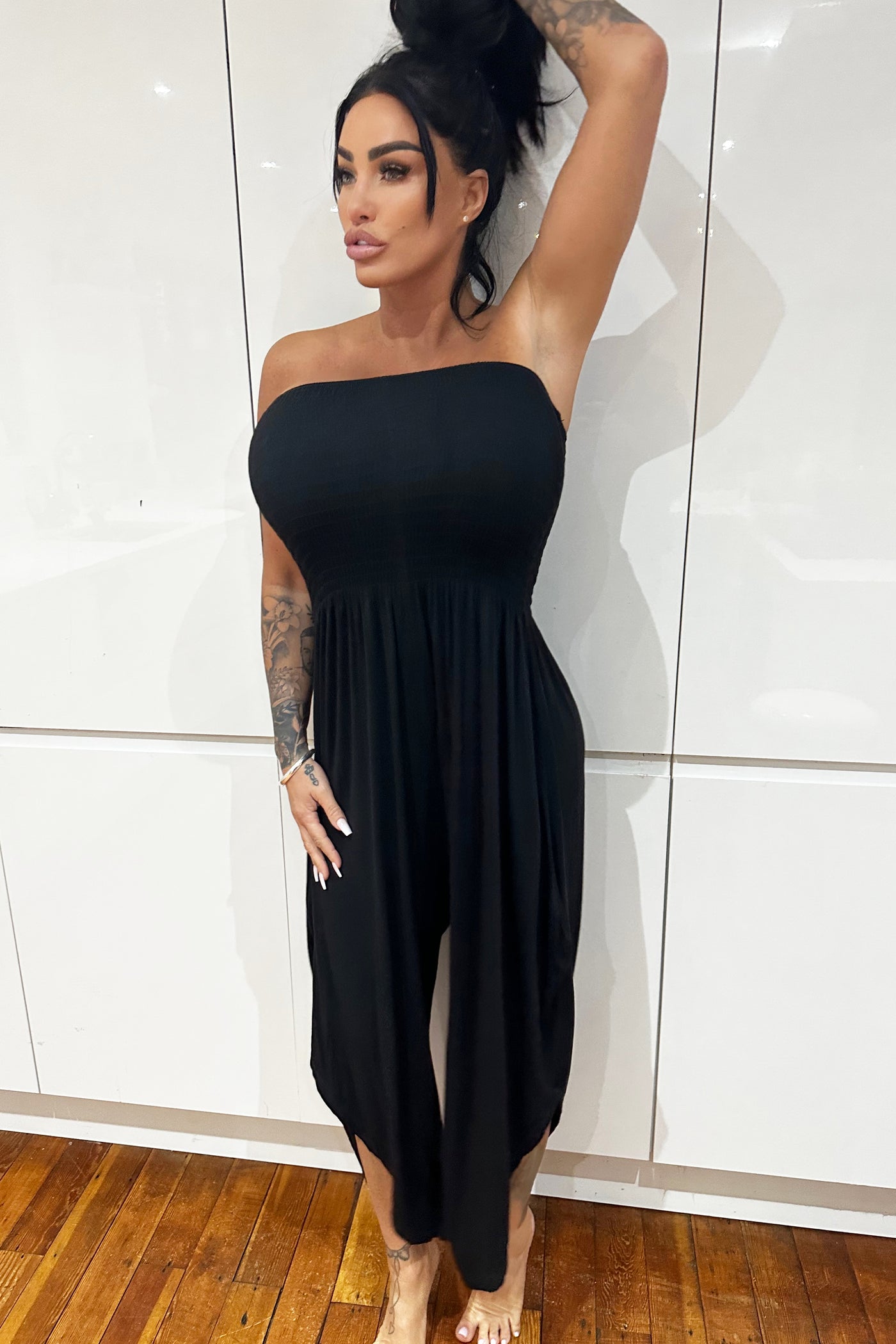 JYY Bandeau Jumpsuit - Black PREORDER 21ST MAY