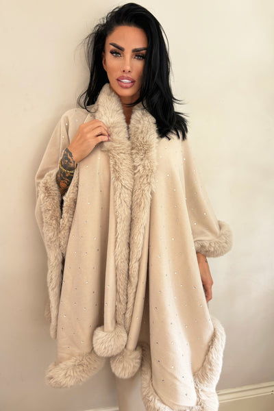 Diamante Cape - Beige