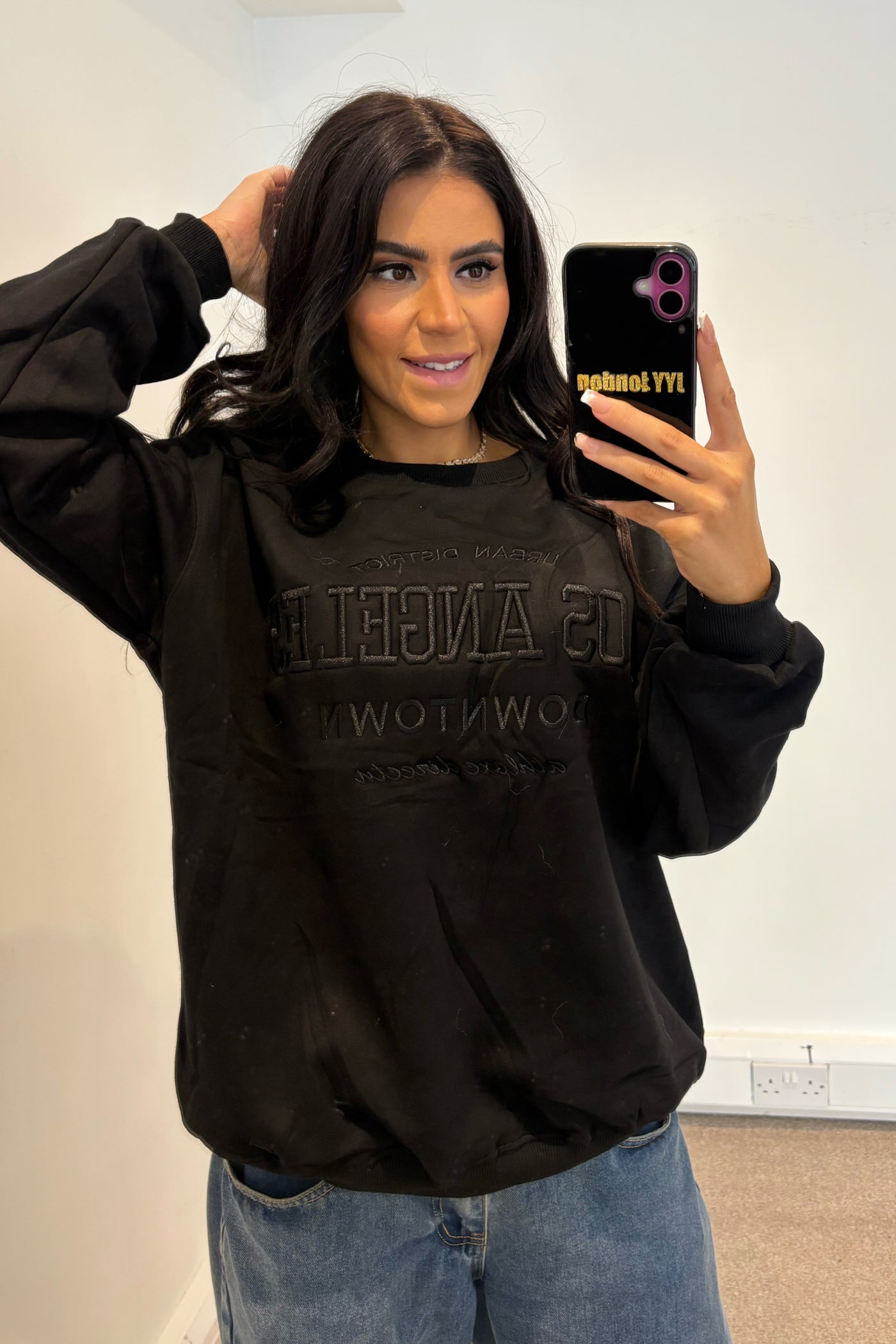 Los Angeles Downtown Sweatshirt - Black