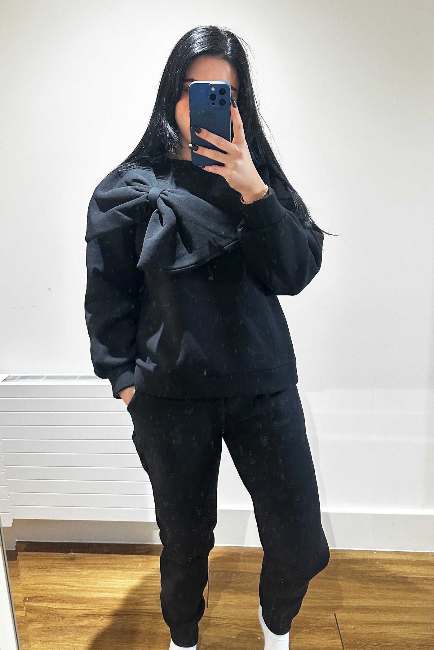 Bow Tracksuit - Black