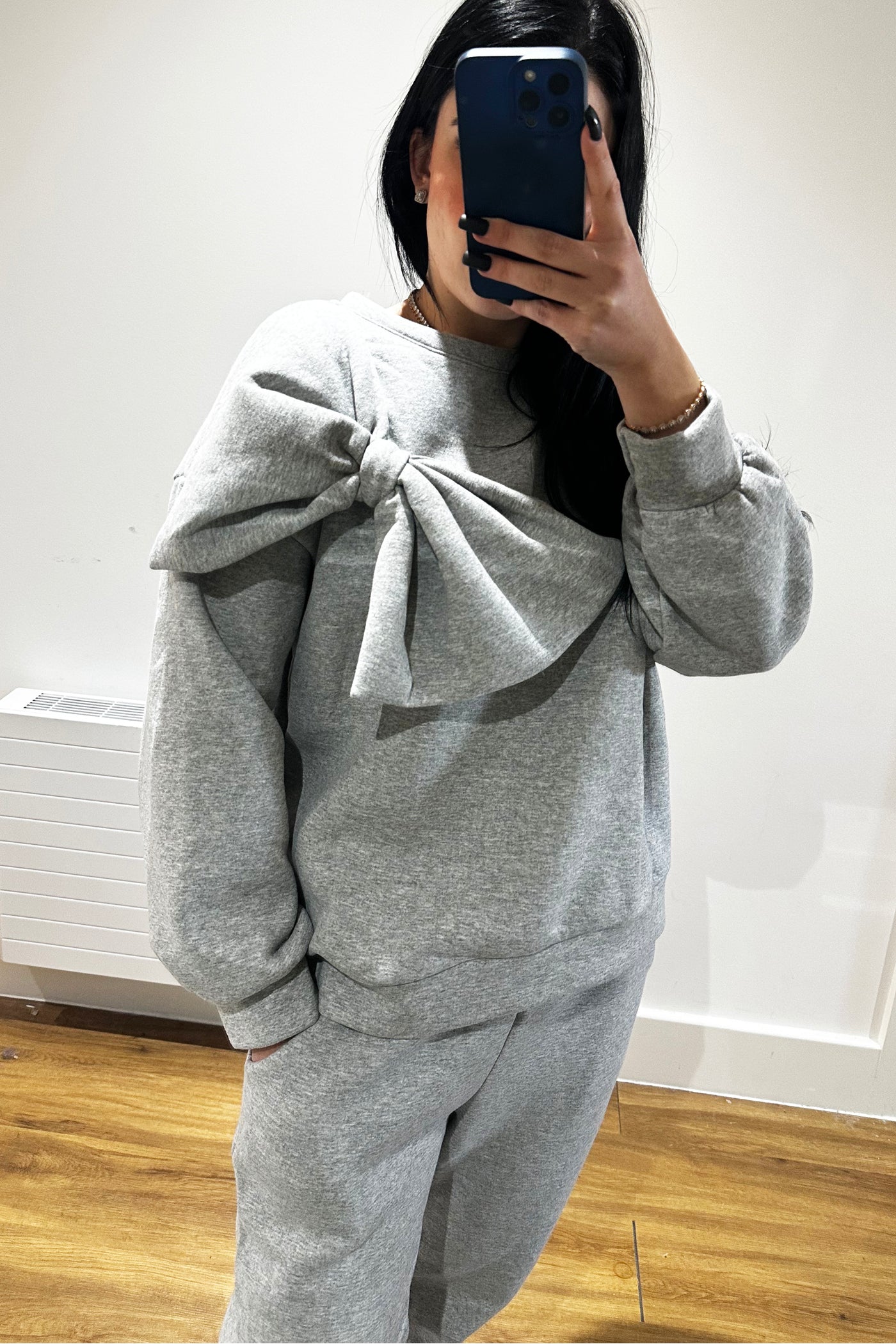 Bow Tracksuit - Grey