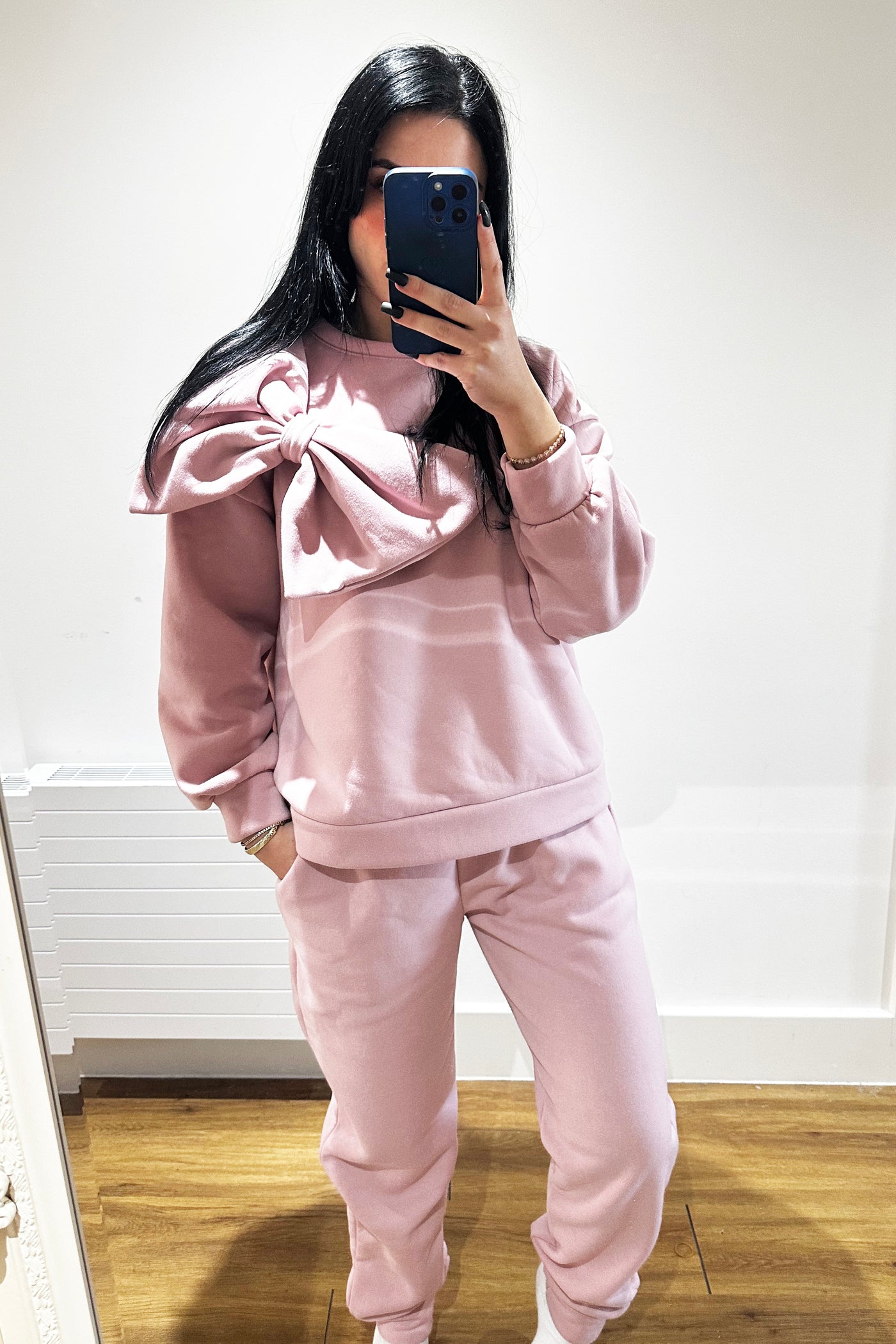 Bow Tracksuit - Pink