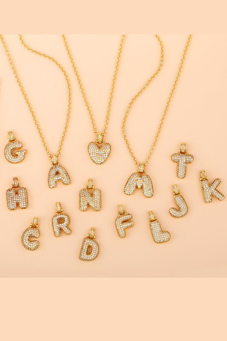 Initial Diamante Necklace