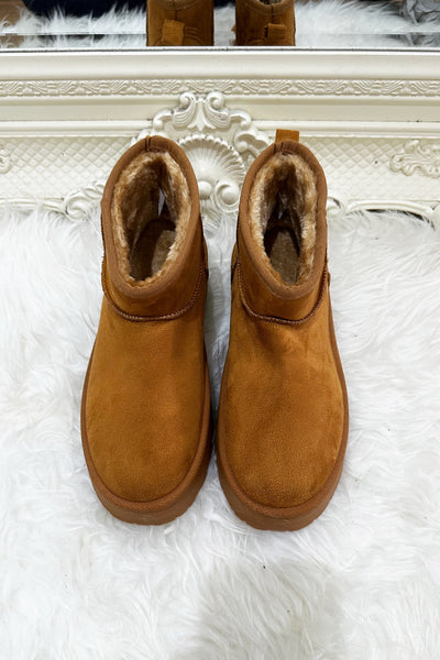 JYY Platform Boots - Camel