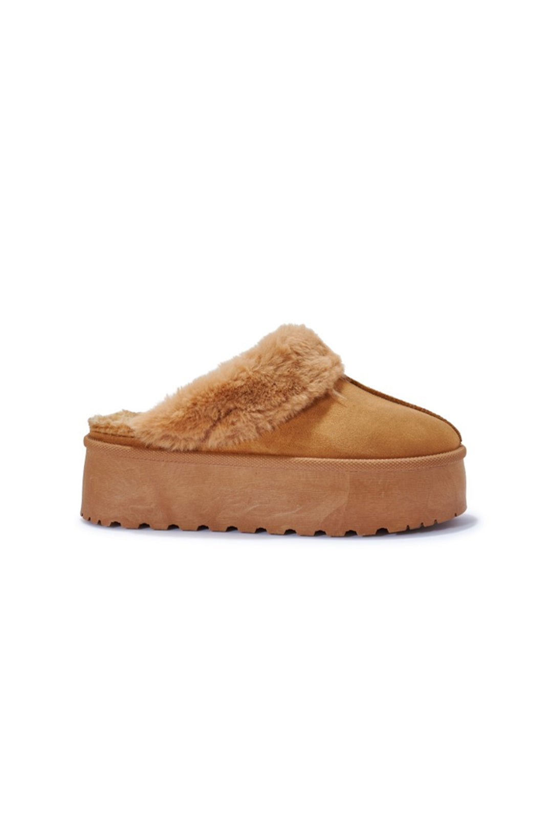 JYY Platform Slippers - Chestnut