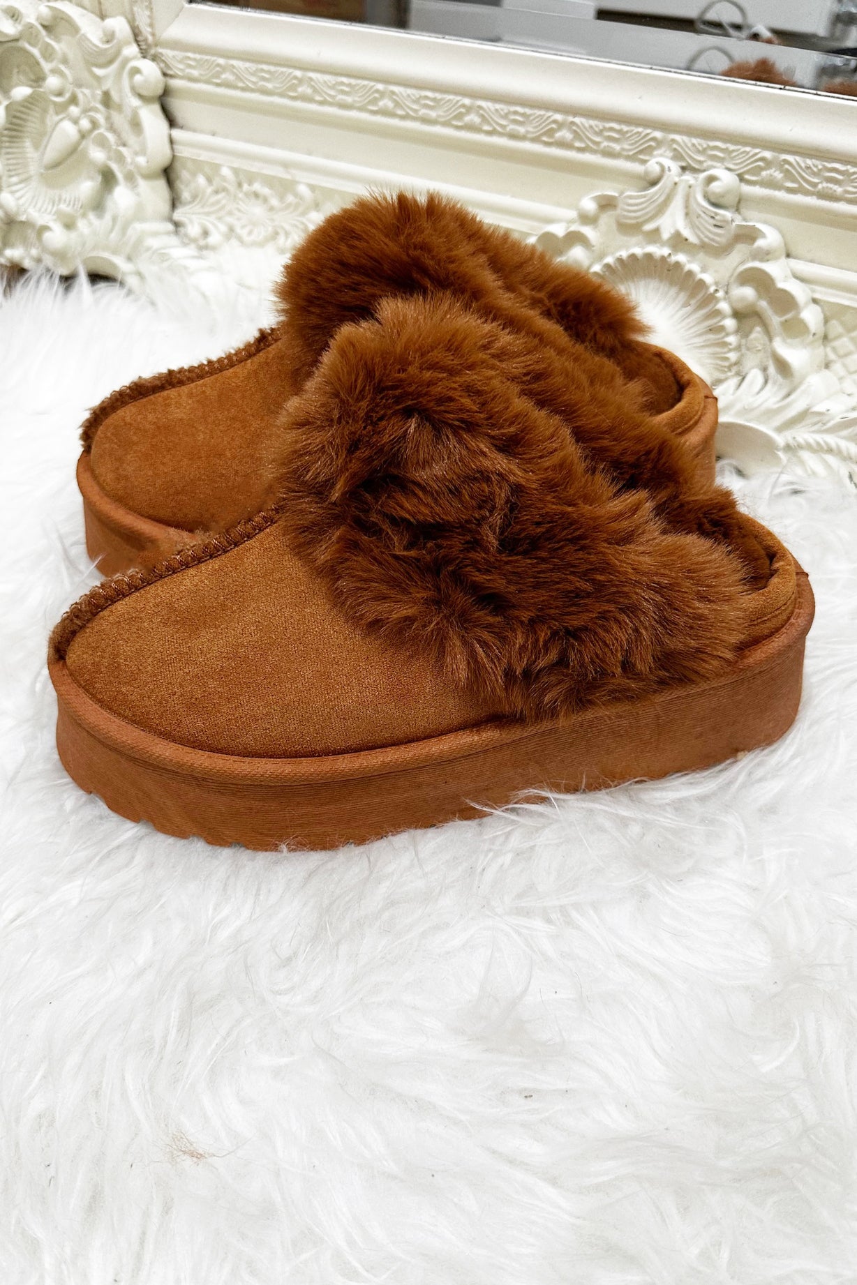 JYY Chunky Slippers - Camel