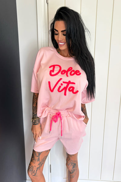 Dolce Vita Short Set - Pink