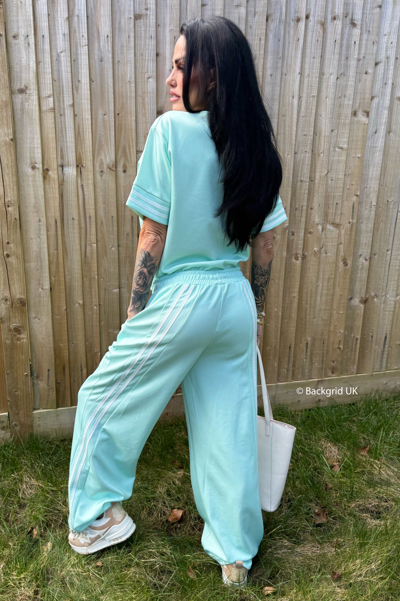 Double Stripe Tracksuit - Mint