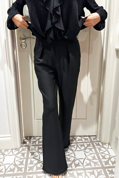 Flare Trousers - Black