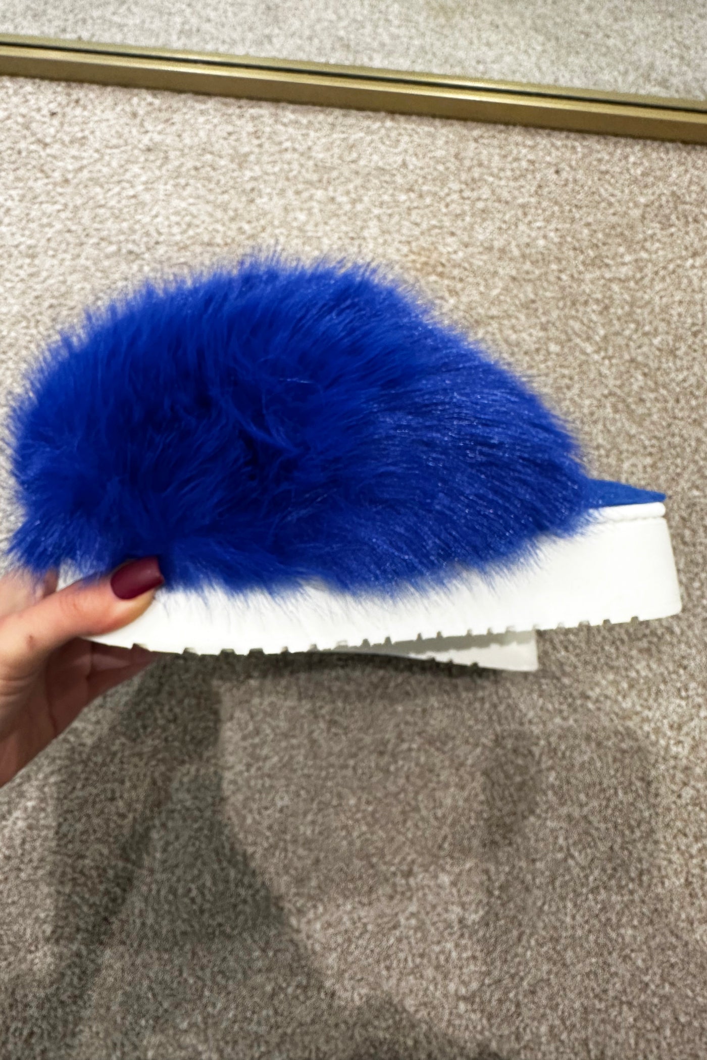 Extreme Fluffy Slippers - Blue