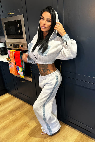 Sparkle Pocket Tracksuit - Grey