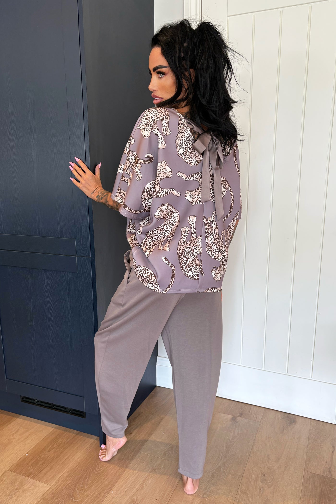 Leopard Tracksuit - Mocha