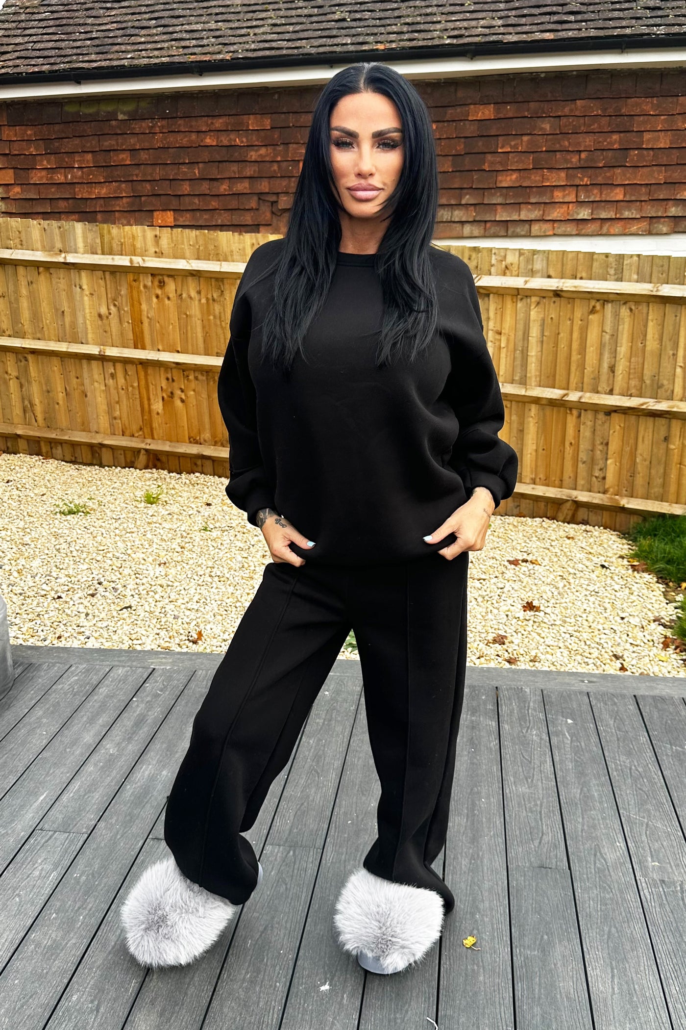 Oversized Tracksuit - Black