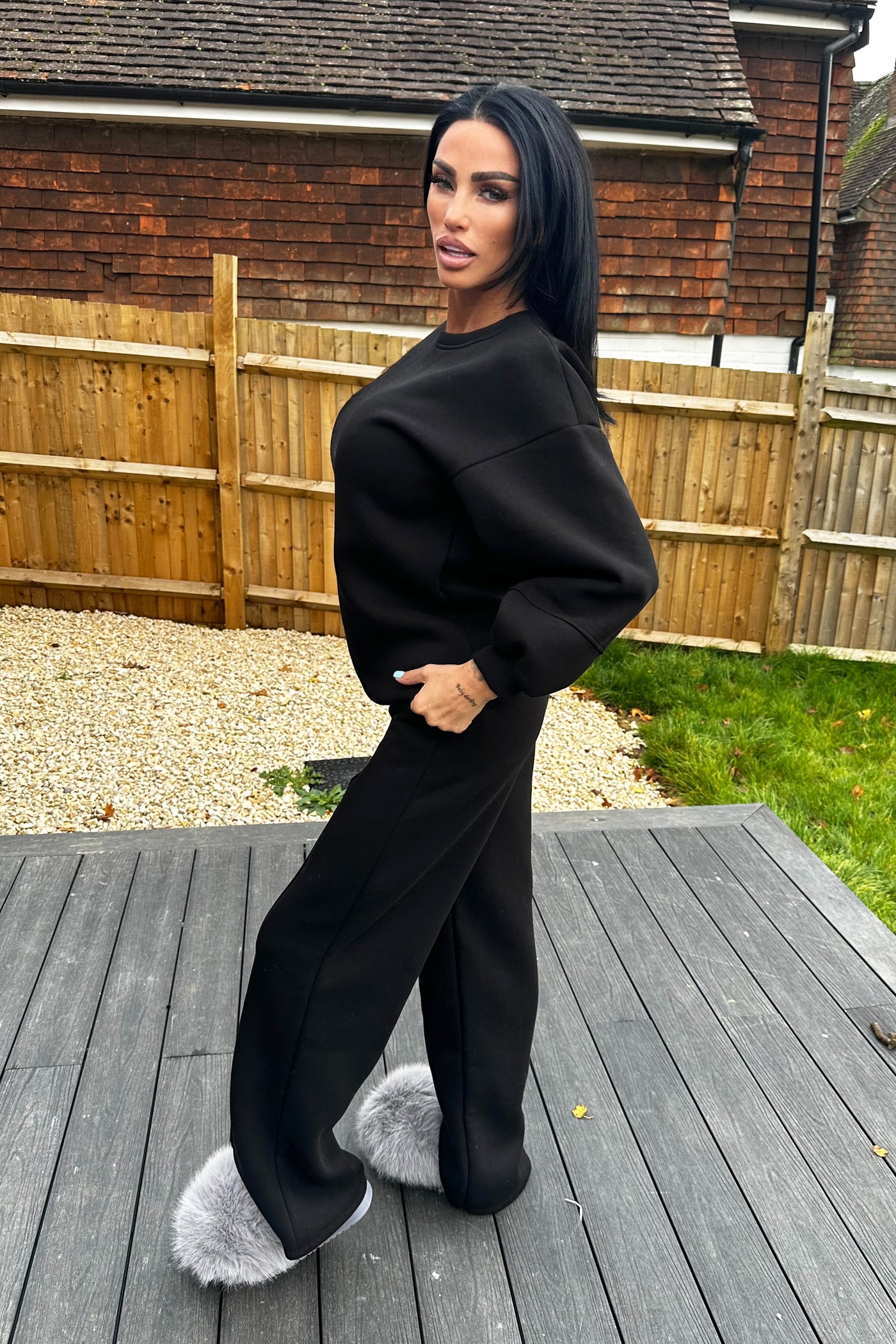 Oversized Tracksuit - Black