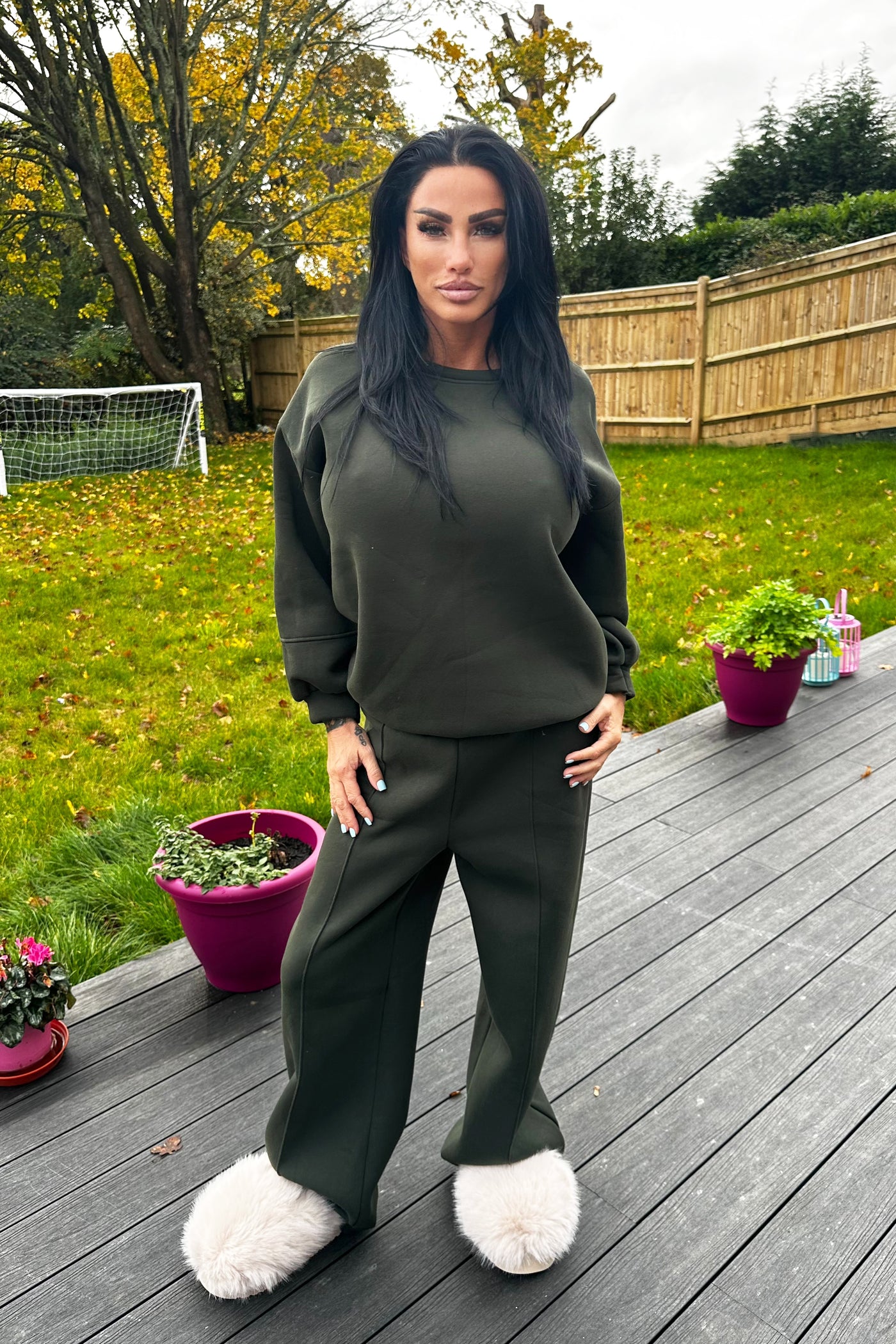 Oversized Tracksuit - Khaki