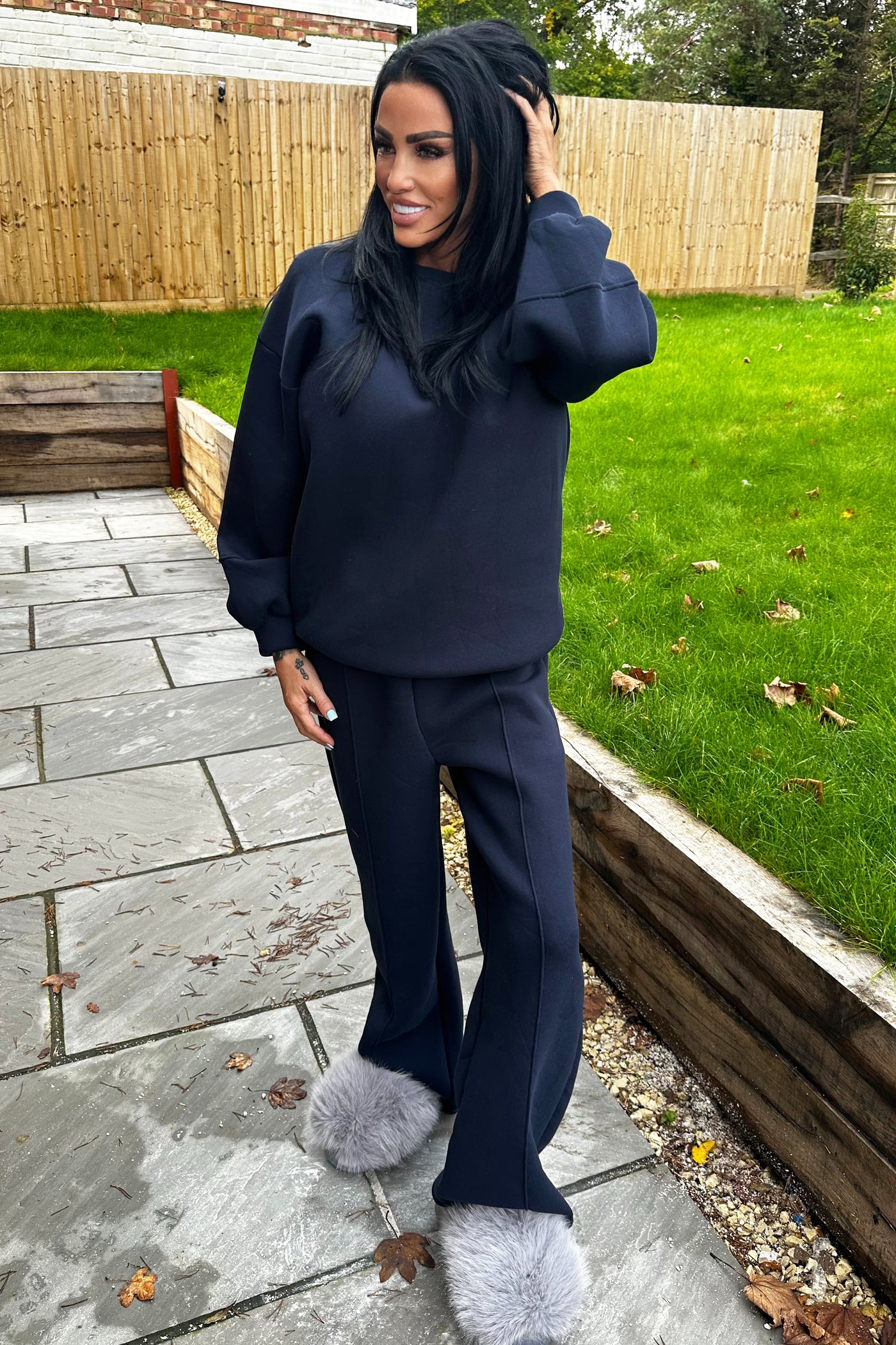 Oversized Tracksuit - Navy