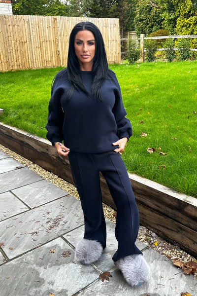 Oversized Tracksuit - Navy