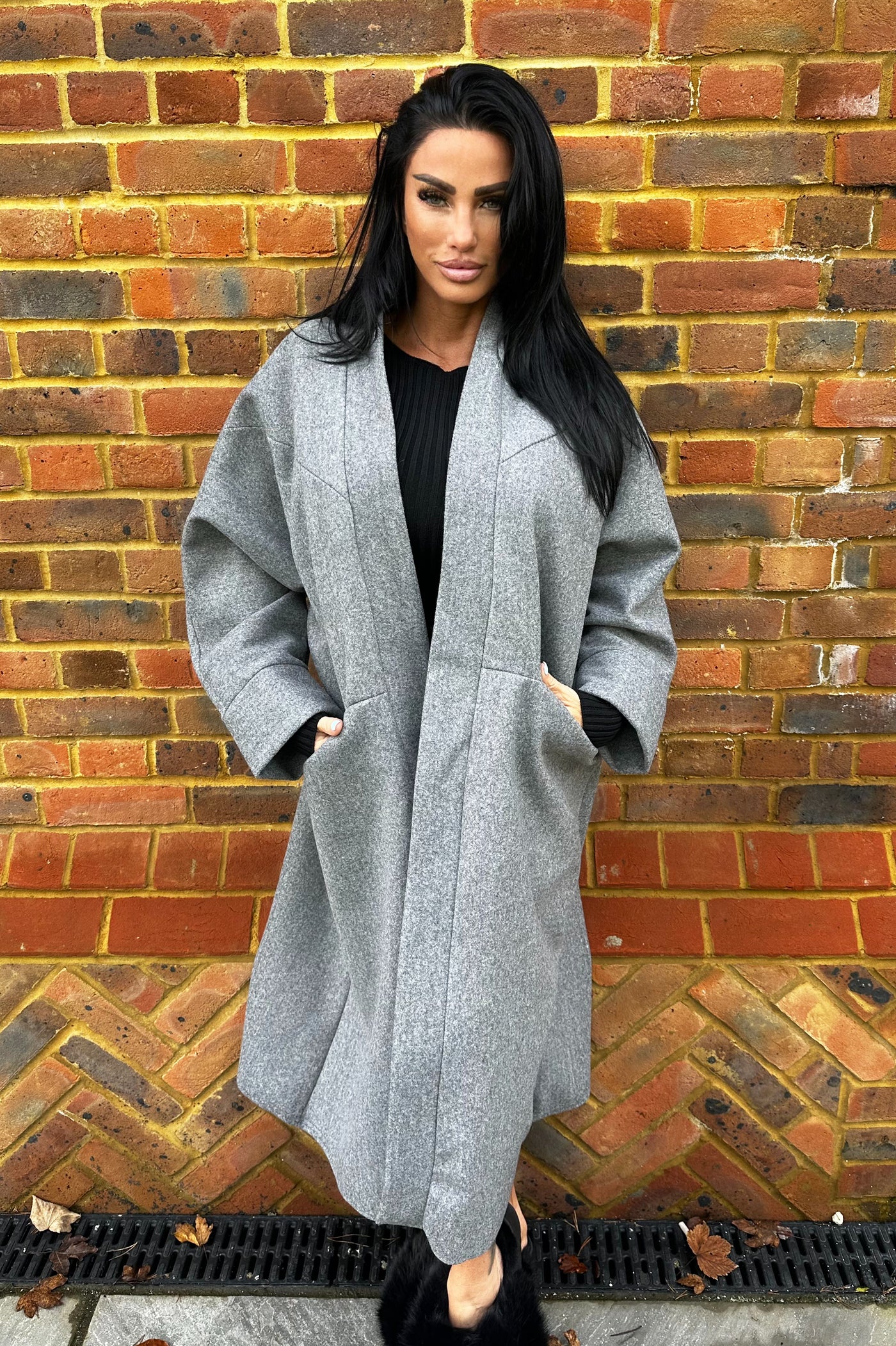 Oversized Coat - Grey