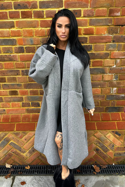 Oversized Coat - Grey