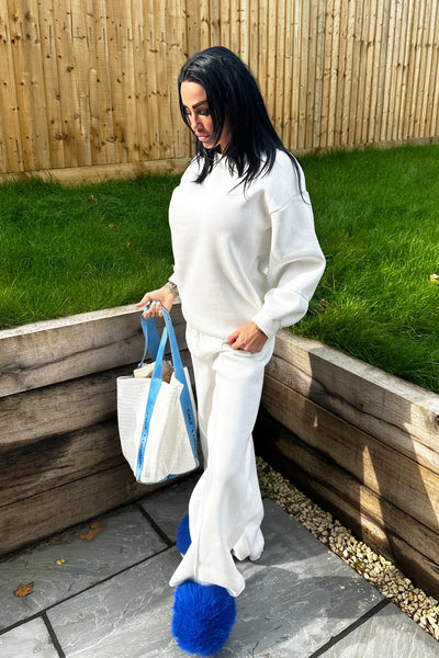 Oversized Tracksuit - White