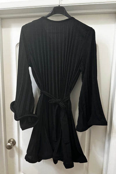 Pleated Dress - Black