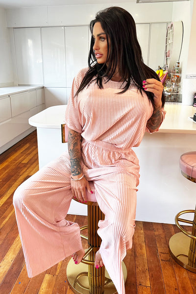 JYY Pleated Set - Dusty Pink