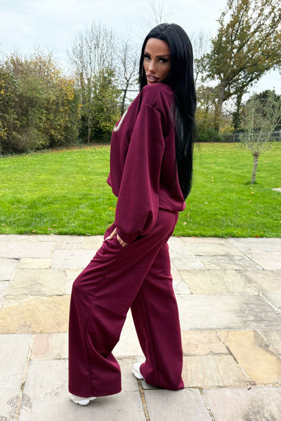 Soho Tracksuit - Burgundy
