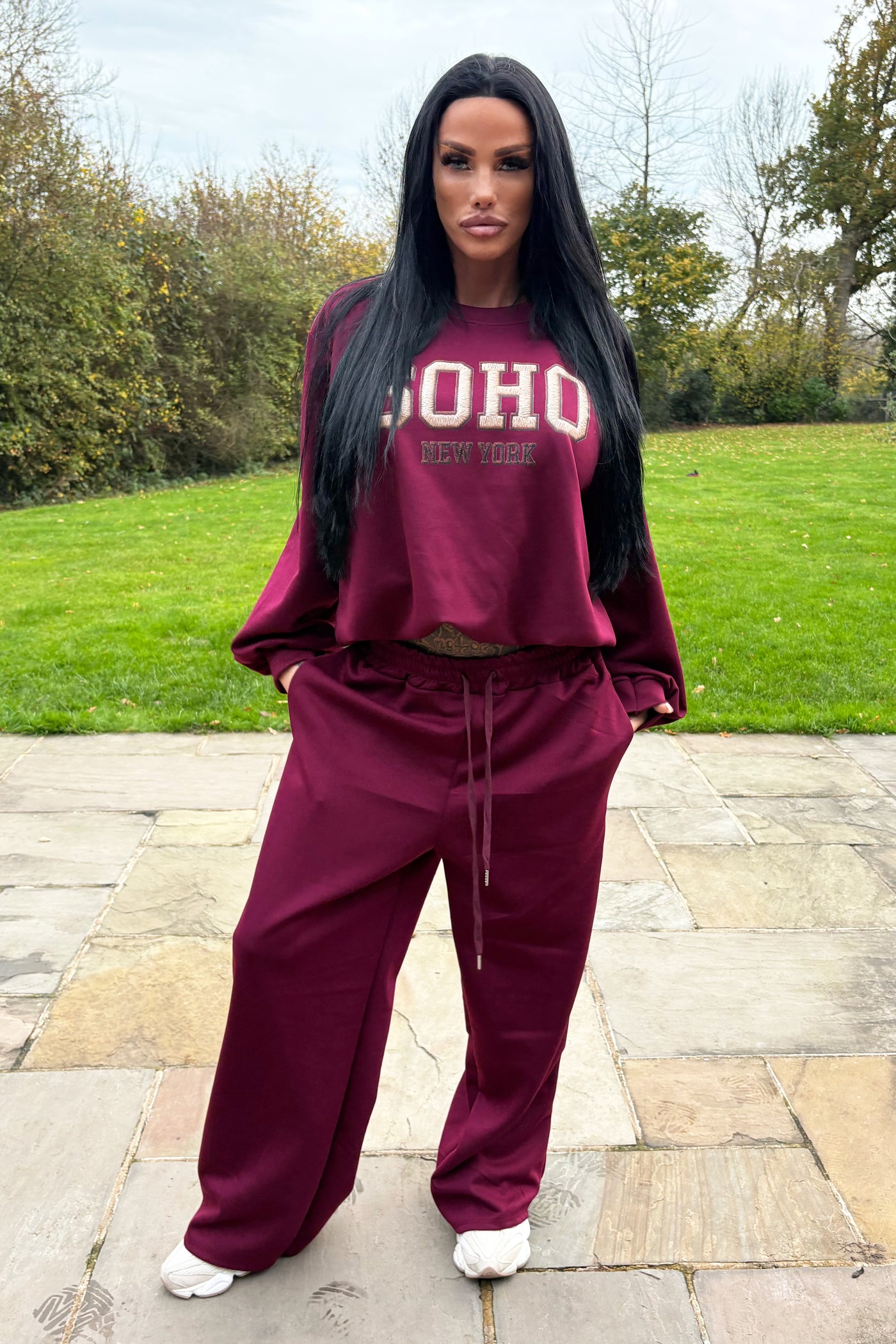 Soho Tracksuit - Burgundy