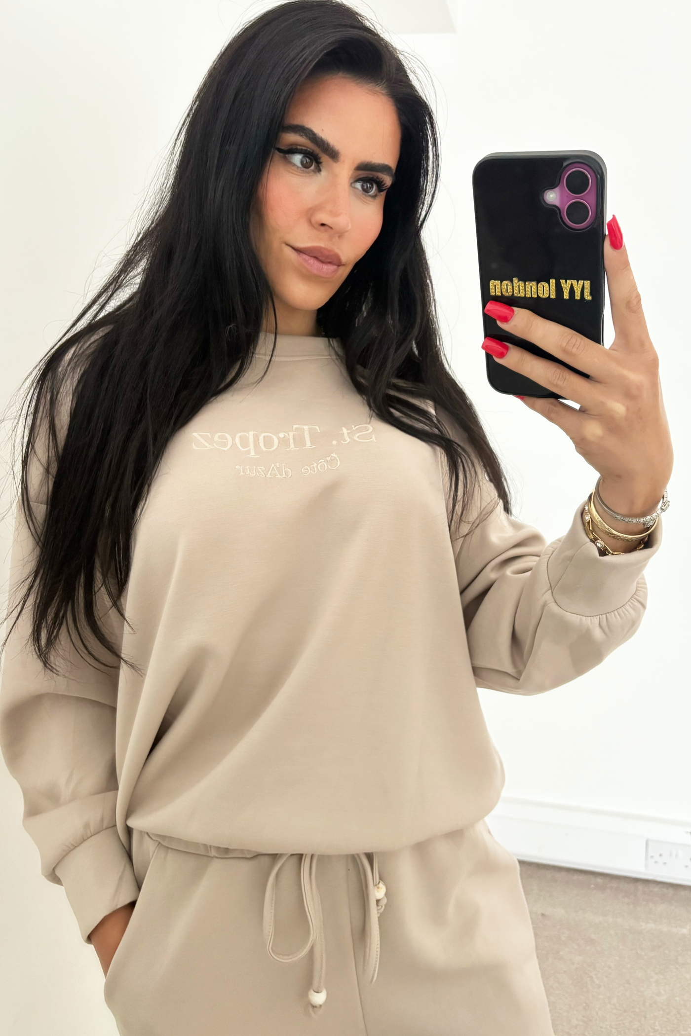 St Tropez Tracksuit - Beige