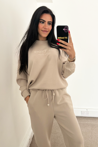 St Tropez Tracksuit - Beige