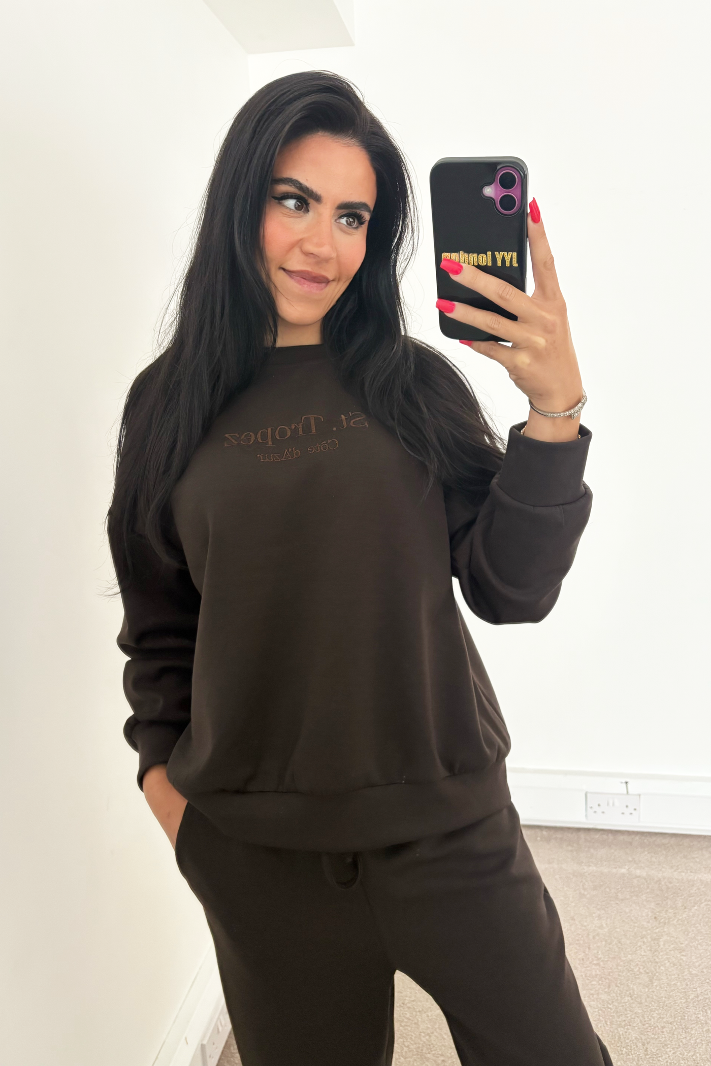 St Tropez Tracksuit - Brown