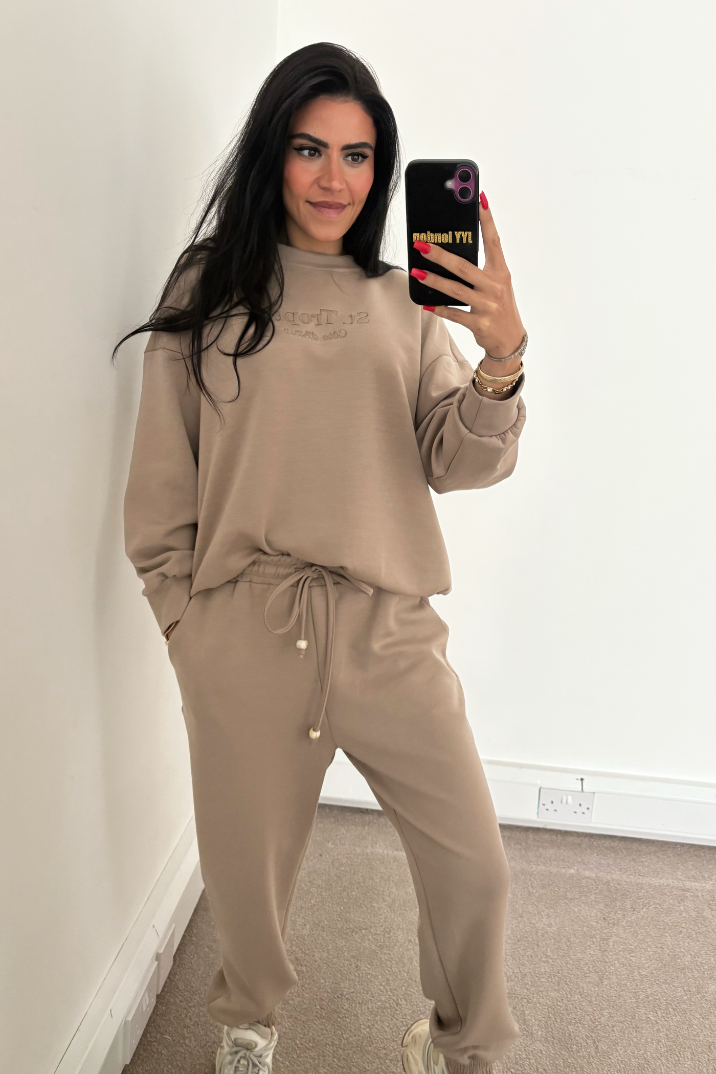 St Tropez Tracksuit - Taupe