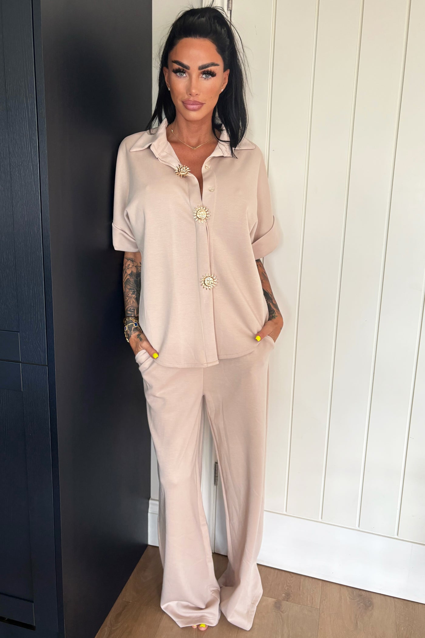 Sun Button Lounge Set - Beige