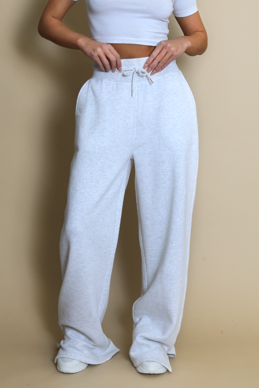 Split Hem Jogger - Grey