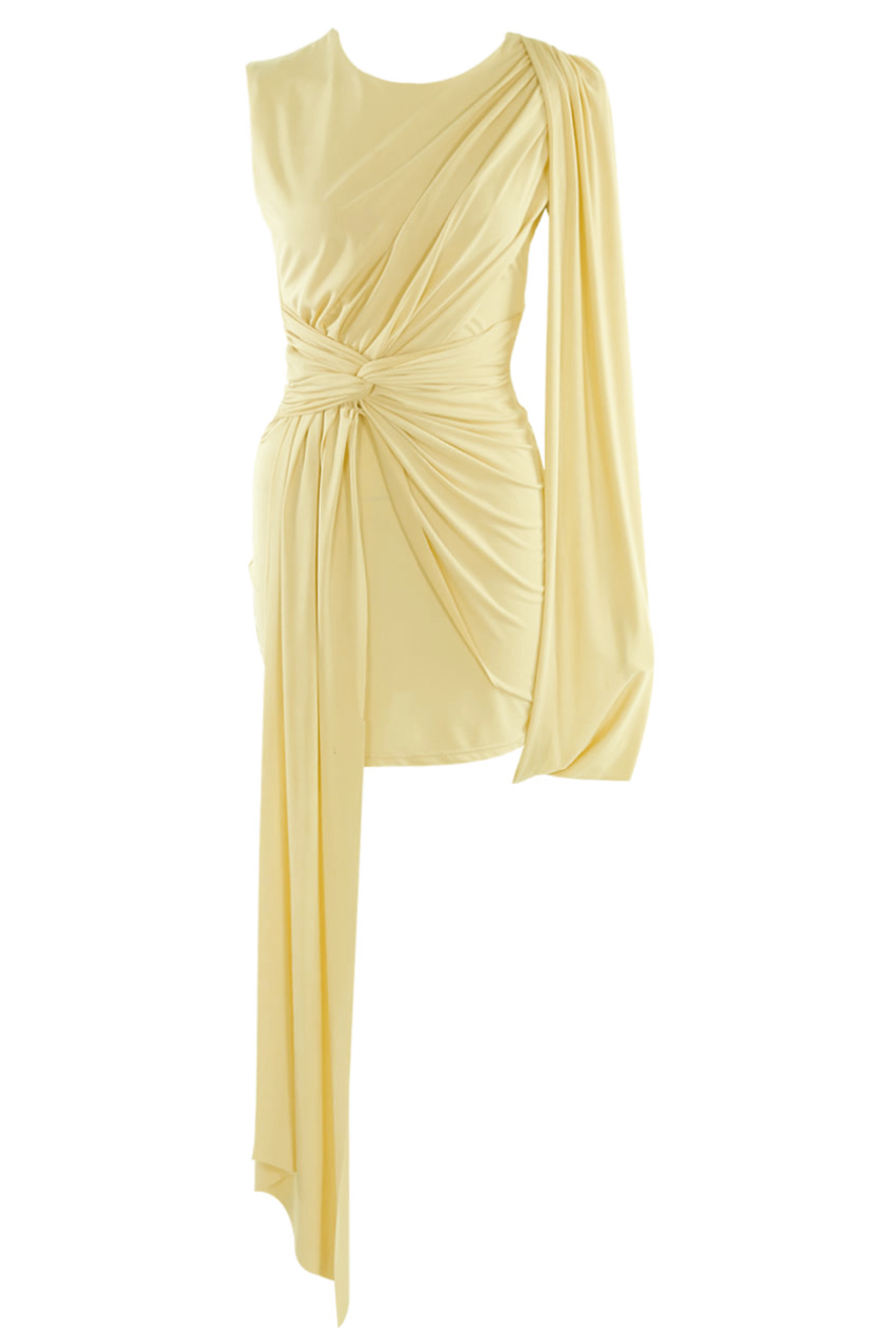 JYY Drape Dress - Yellow