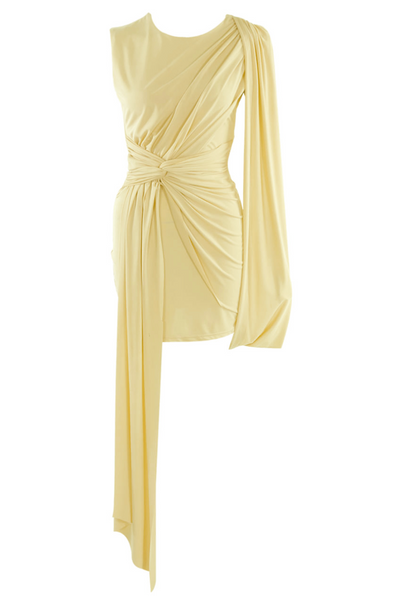 JYY Drape Dress - Yellow