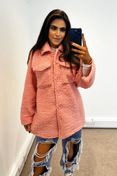 Teddy Jacket - Pink