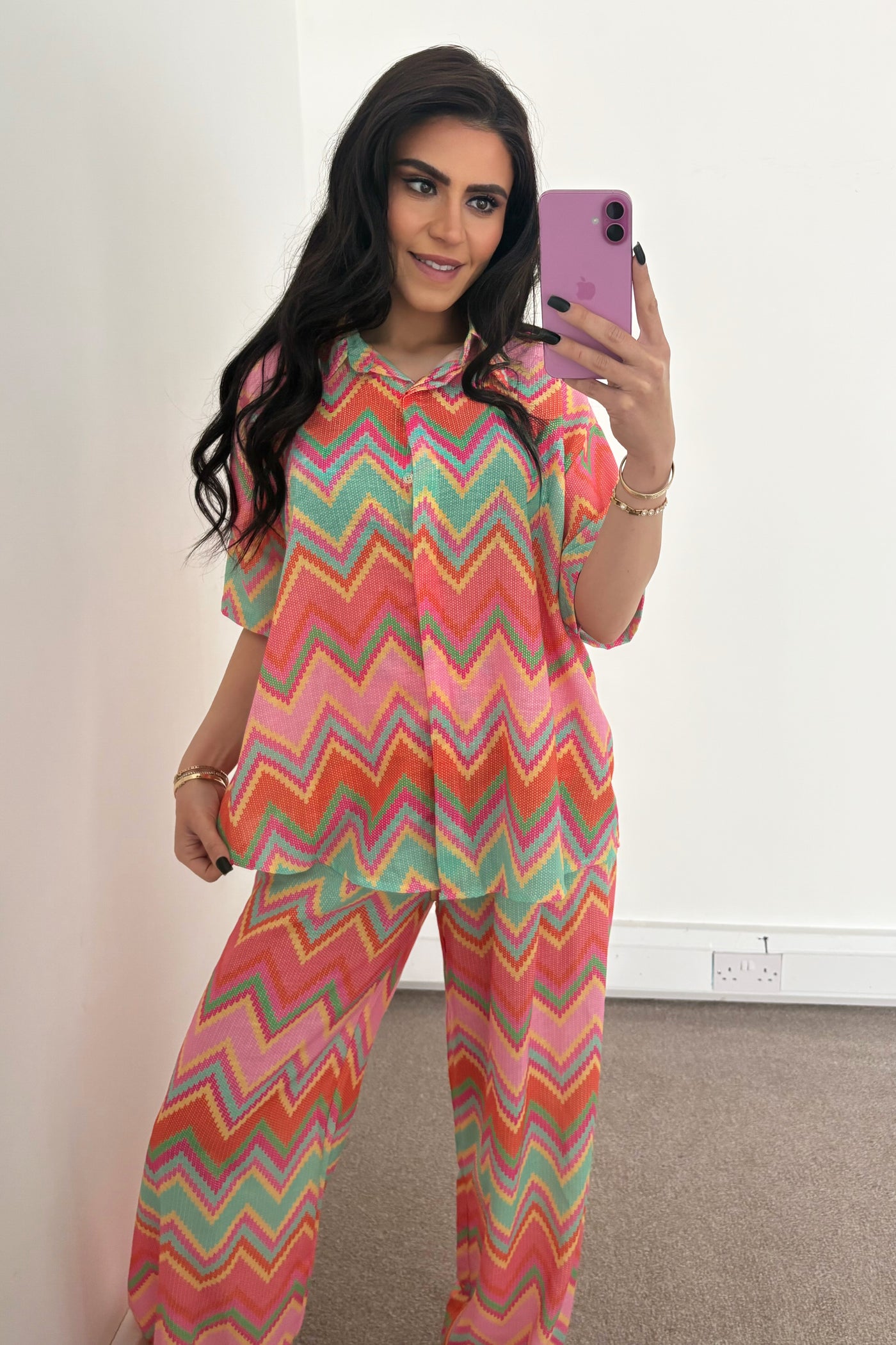 Zig Zag Set - Pink