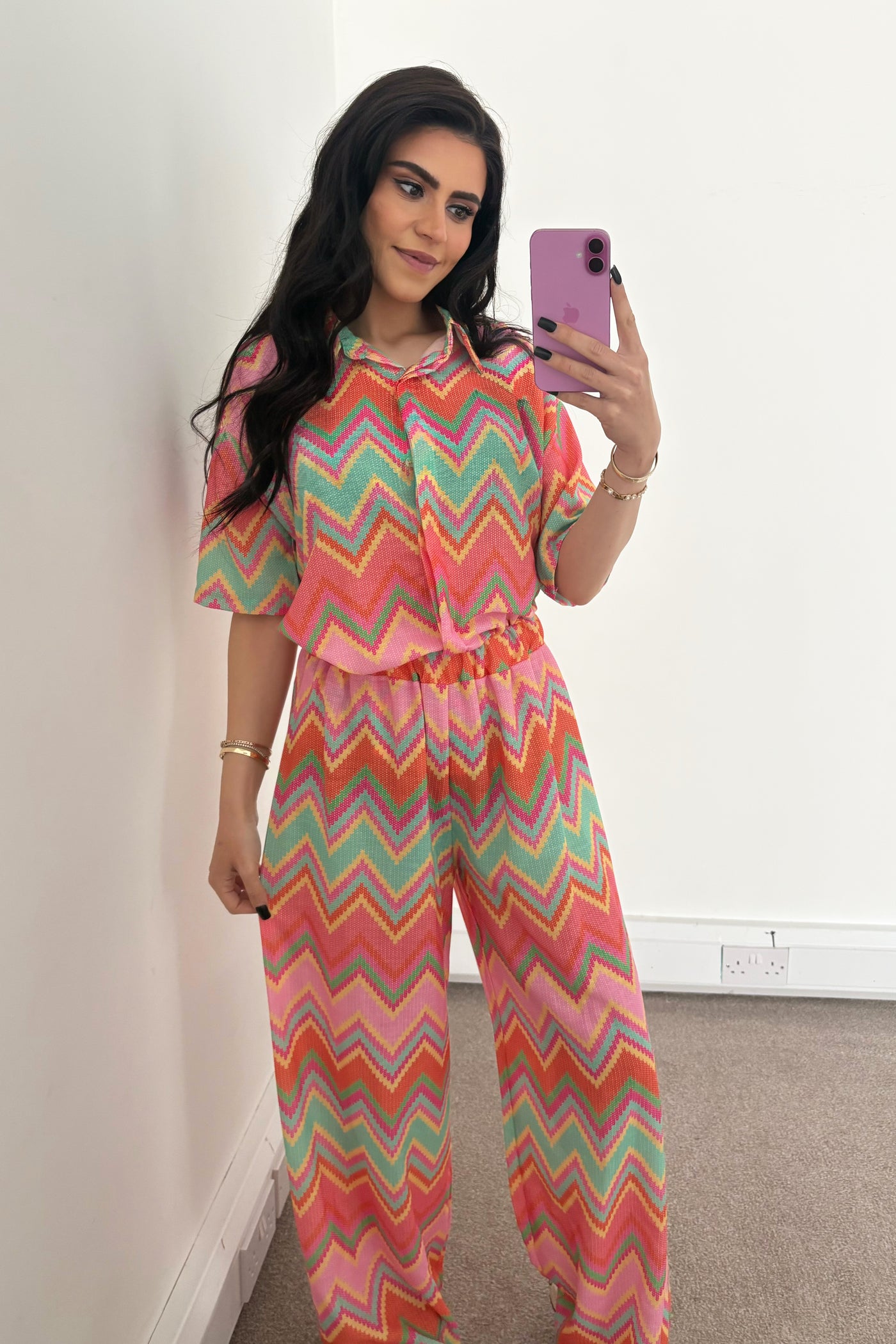 Zig Zag Set - Pink