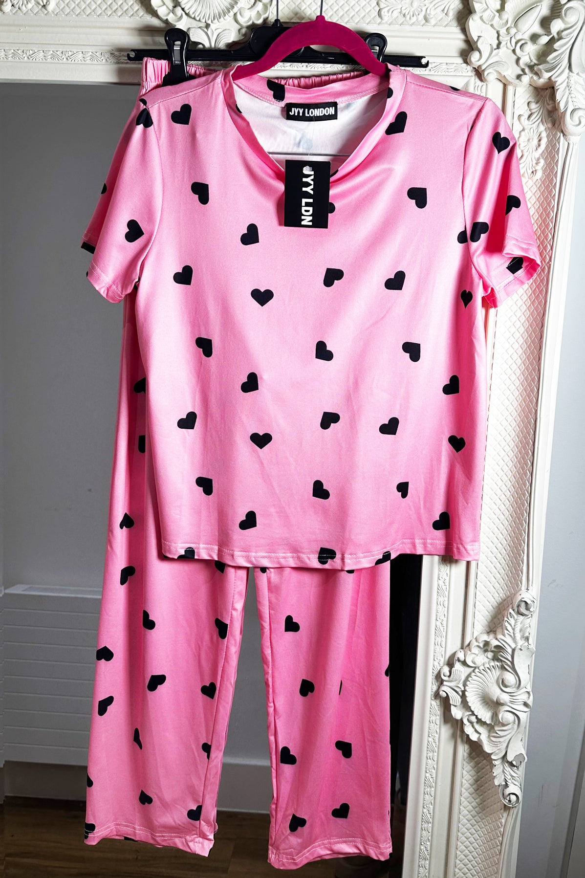 JYY Heart Pyjama's - Pink PREORDER 2ND NOV