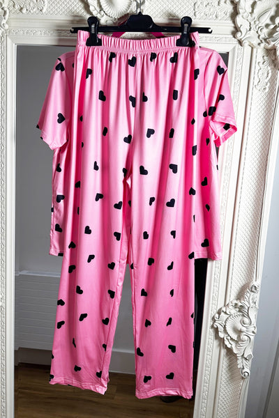 JYY Heart Pyjama's - Pink PREORDER 2ND NOV