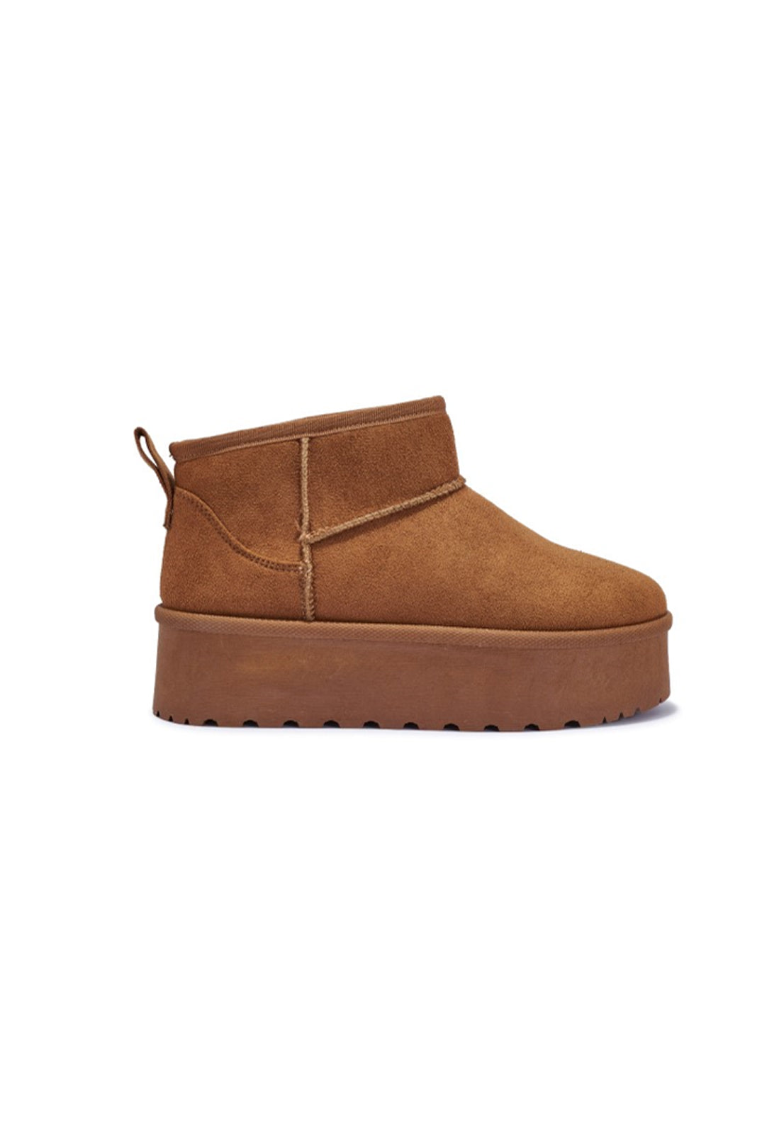 JYY Mini Platform Boots - Chestnut