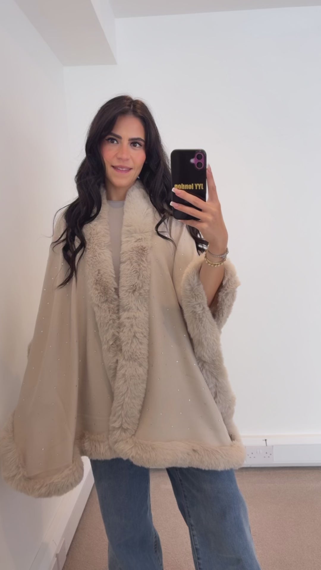 Diamante Cape - Beige