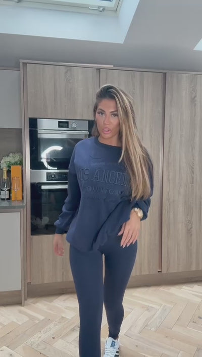 Los Angeles Downtown Sweatshirt - Navy