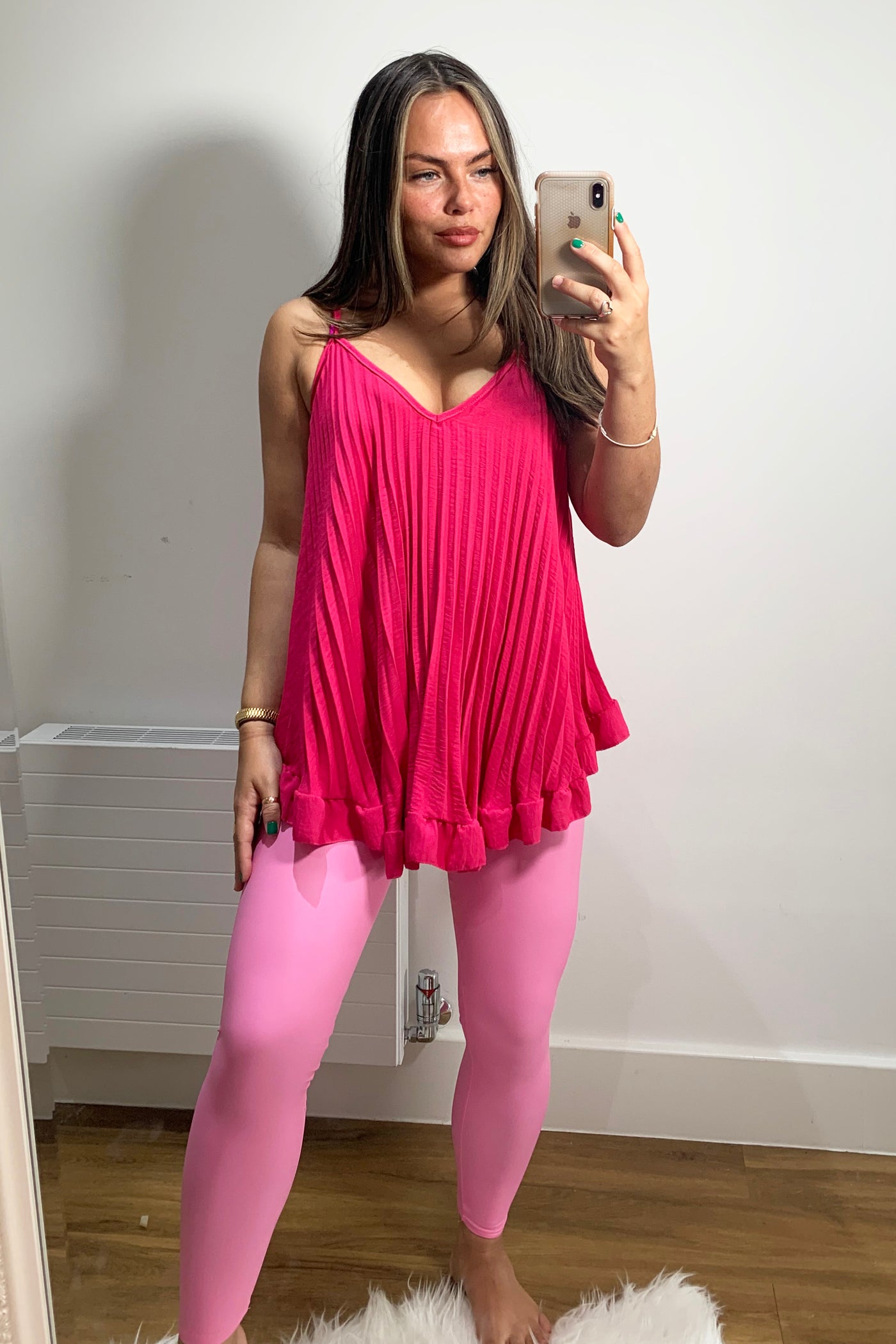 PU Leggings - Pink