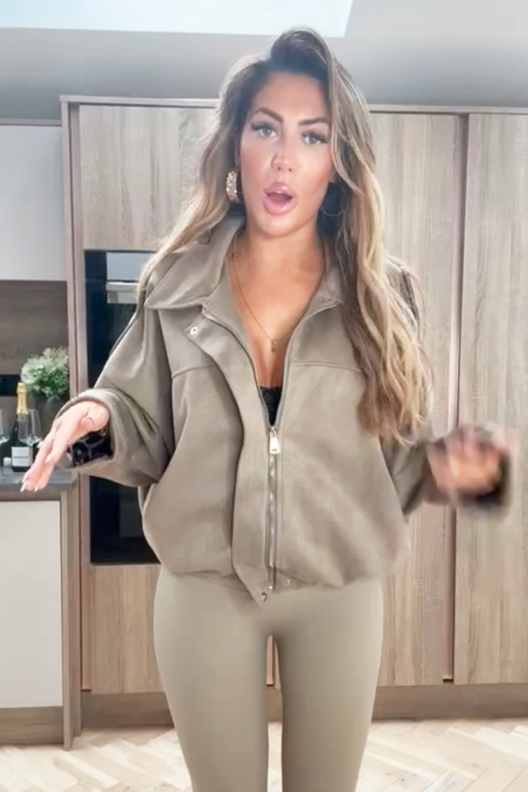 販売会限定品　KAJA Fake Suede Jacket OVY 販売会限定品 KAJA Fake Suede Jacket OVY - メルカリ