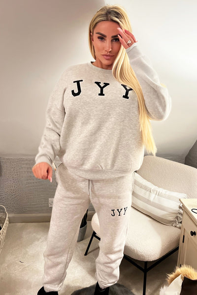 JYY Tracksuit - Grey Marl