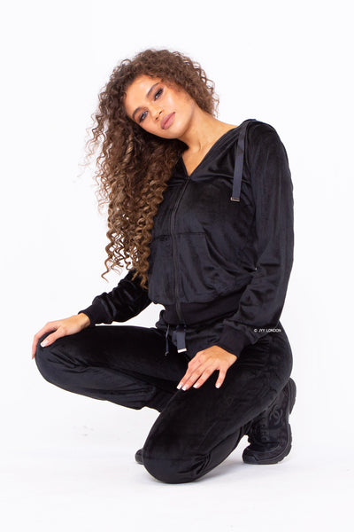Velour Tracksuit - Black PREORDER 13TH OCT