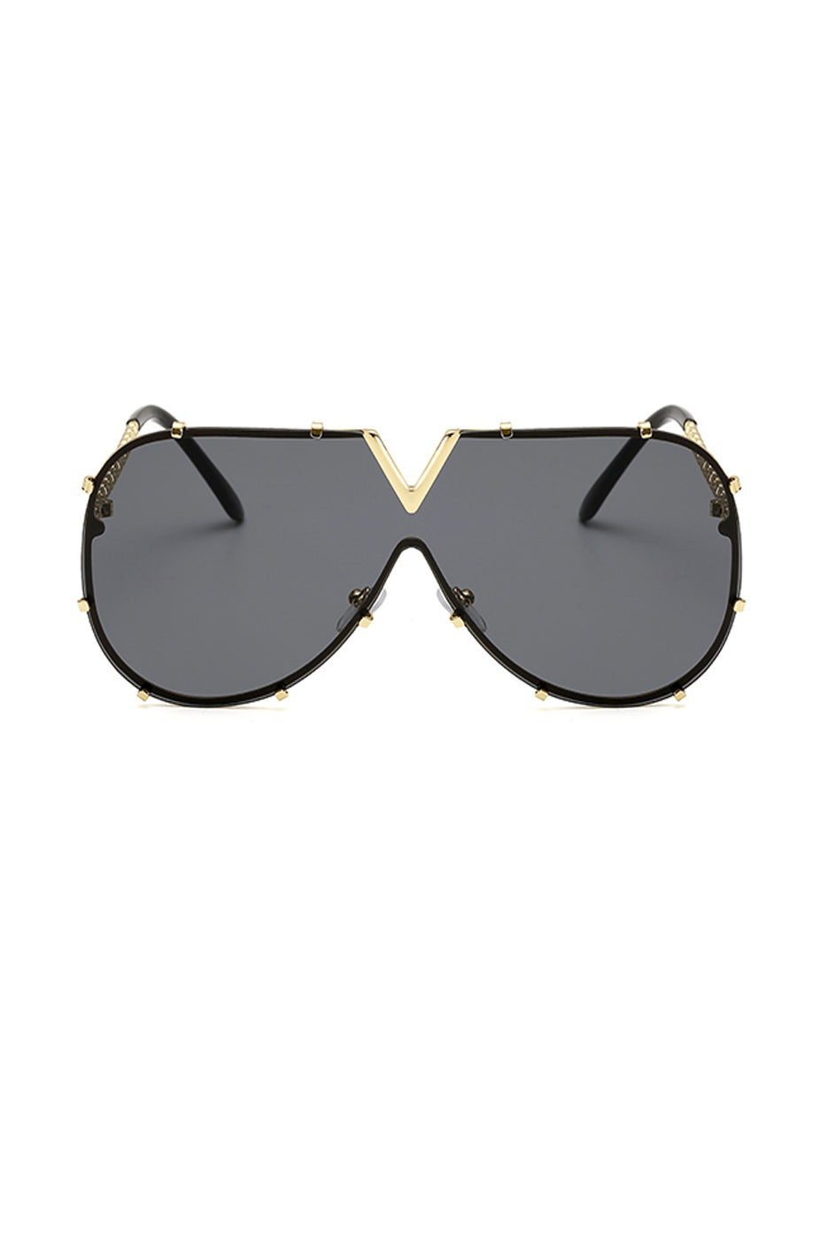 Cara Sunglasses - Black & Gold