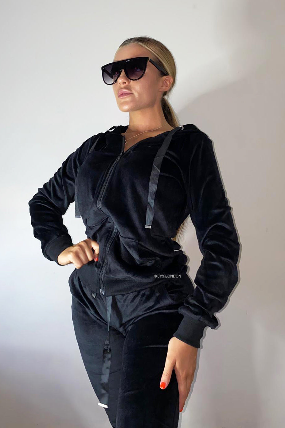 Velour Tracksuit - Black PREORDER 13TH OCT
